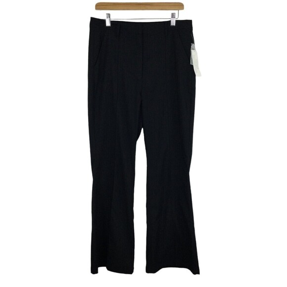 Urban Outfitters Womens Pants Flare Black Work Pants Size 12 - Picture 1 of 8